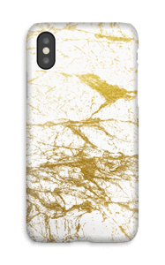 Goud en wit hoesje IPhone X