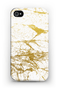 Goud en wit hoesje IPhone 4/4s