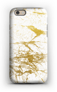 Branco e Dourado Capa IPhone 6 tough