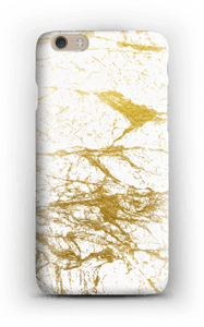 Goud en wit hoesje IPhone 6 Plus