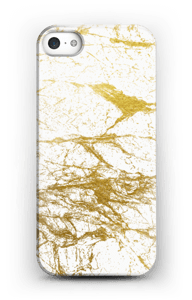 Goud en wit hoesje IPhone SE