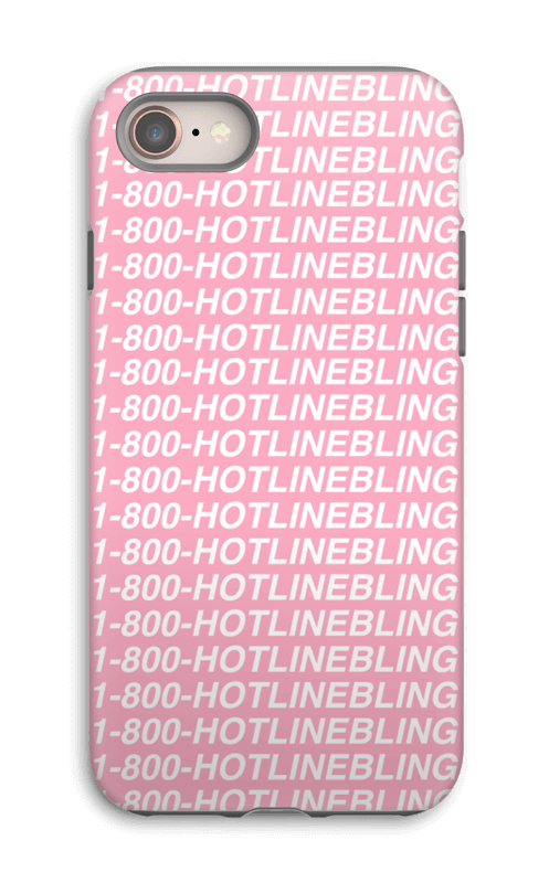 Hot Line Bling deksel IPhone 8 tough