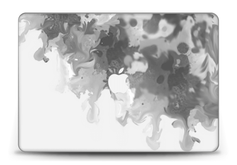 Harmaa pläjäys tarrakuori MacBook Pro Retina 15” 2015