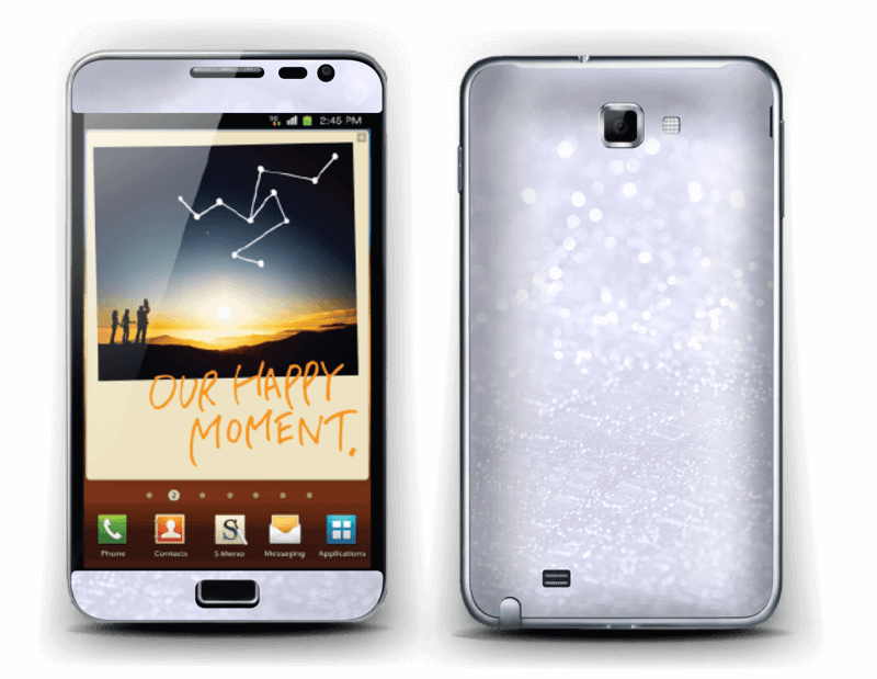 Paillettes Skin Galaxy Note
