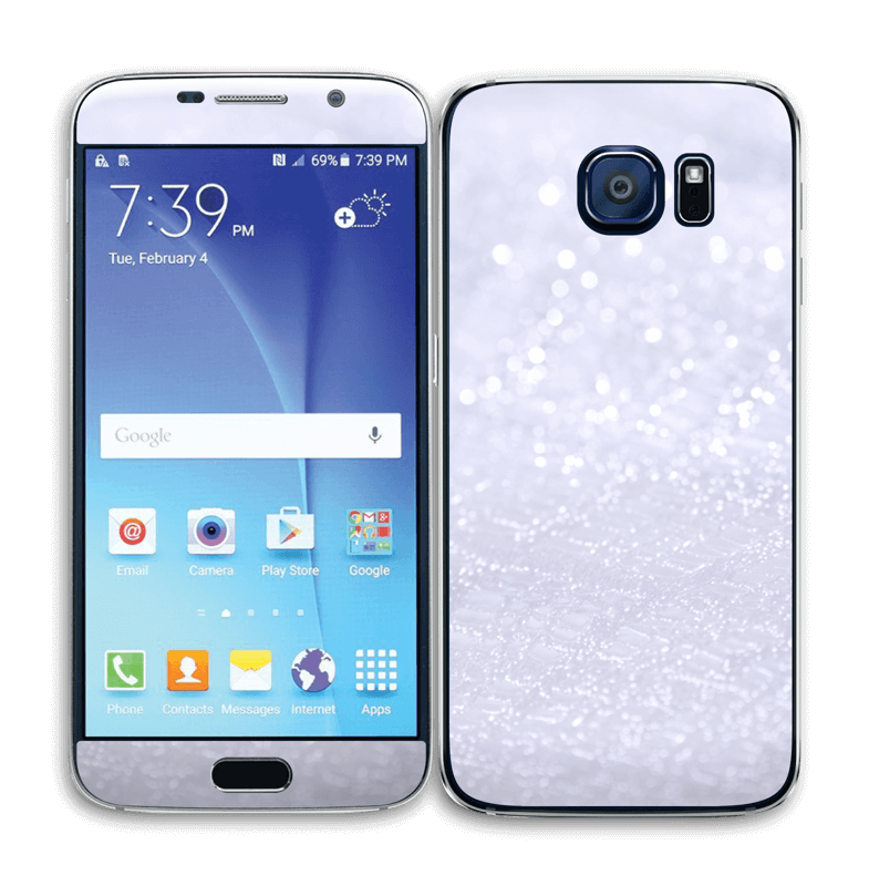 Paillettes Skin Galaxy S6