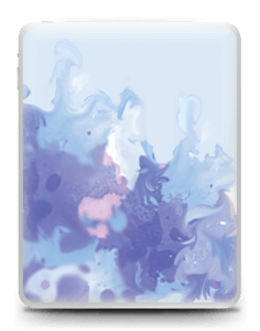 Pastel lilás Skin IPad 1