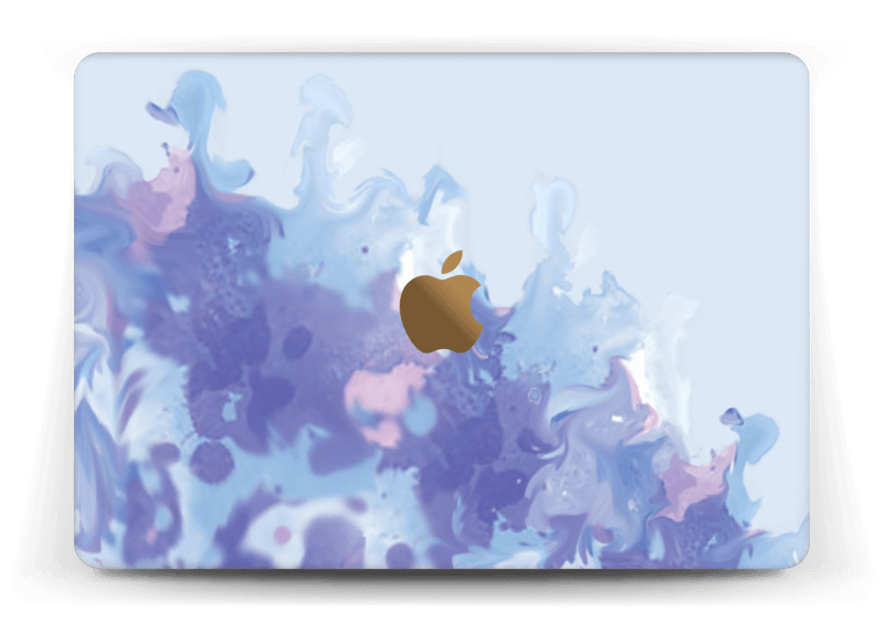 Liilapastelli tarrakuori MacBook 12”