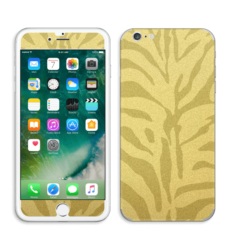 Zebra dourada Skin IPhone 6 Plus