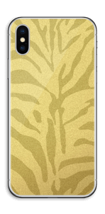 Zebra dourada Skin IPhone X