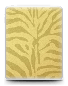 Zebra dourada Skin IPad 1