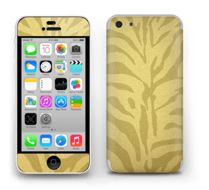 Zebra dourada Skin IPhone 5c