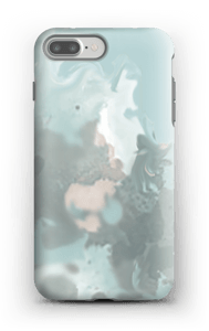 Turkoosi pastellipläjäys kuoret IPhone 7 Plus tough