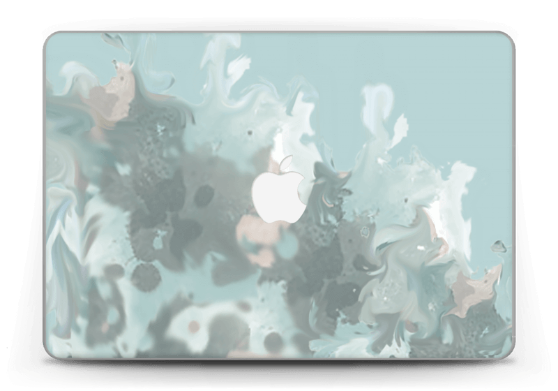 Turkise og blågrønne farger Skin MacBook Pro Retina 13” 2015