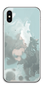Pastel azul Skin IPhone X