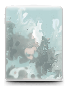 Pastel azul Skin IPad 1