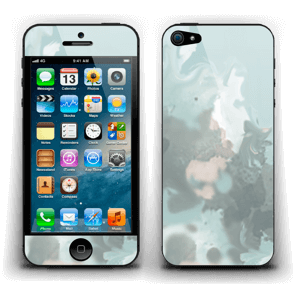 Pastel azul Skin IPhone 5