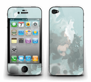 Pastel azul Skin IPhone 4/4s