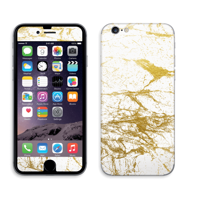 Hvitt og gull Skin IPhone 6/6s