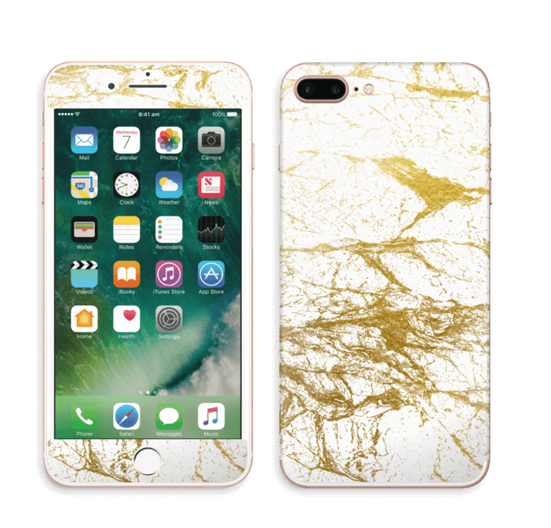 Hvitt og gull Skin IPhone 7 Plus