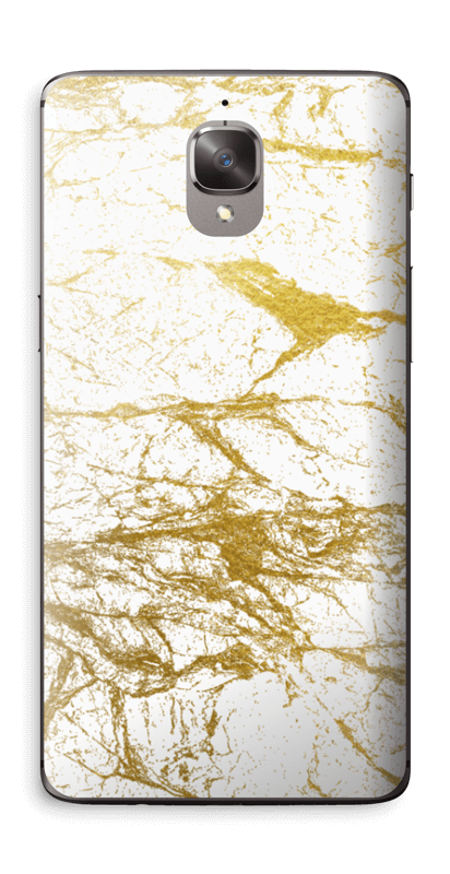 Hvitt og gull Skin OnePlus 3