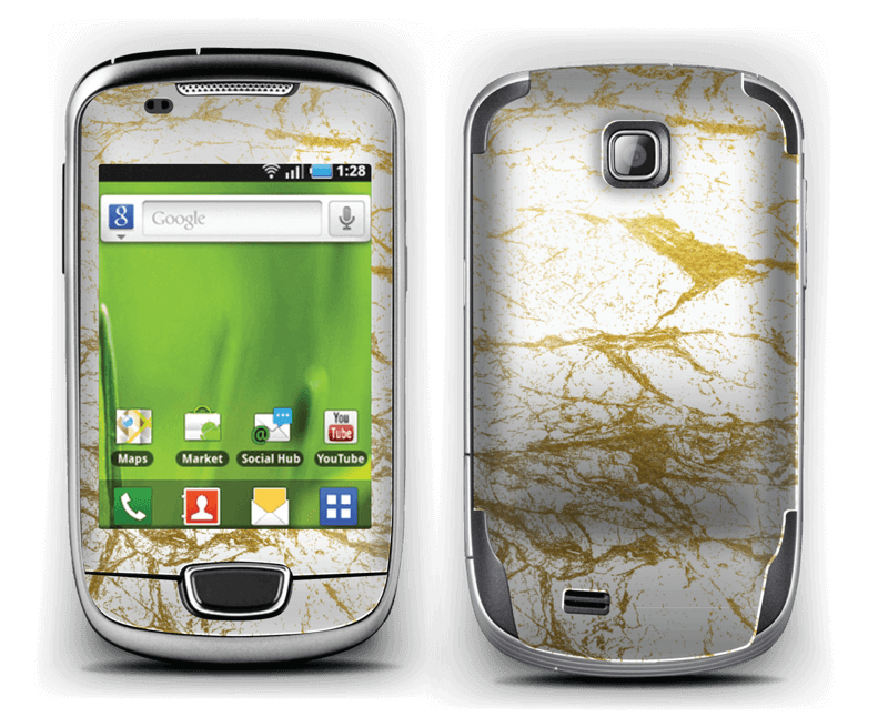 Hvitt og gull Skin Galaxy Mini