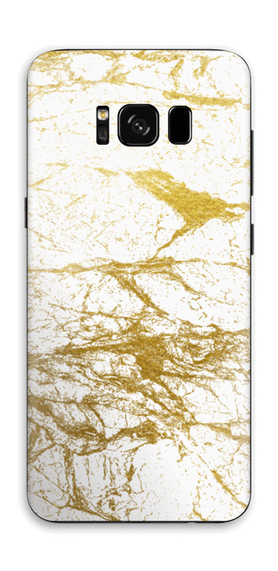 Hvitt og gull Skin Galaxy S8