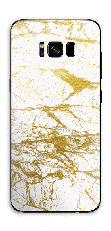 Hvitt og gull Skin Galaxy S8 Plus