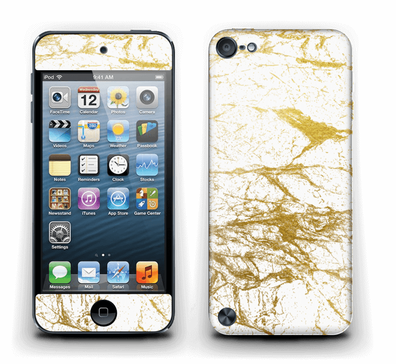 Hvitt og gull Skin IPod Touch 5th Gen