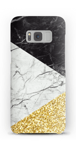 Svart Hvitt Gull deksel Galaxy S8