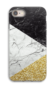 Black, White, Gold case, add your name to make it even more custom!