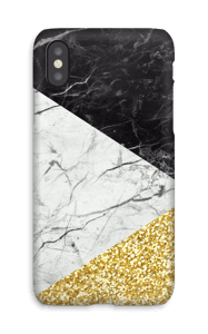 Black, White, Gold case, add your name to make it even more custom!