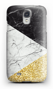 Svart Hvitt Gull deksel Galaxy S4