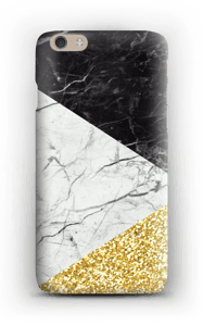 Svart Hvitt Gull deksel IPhone 6 Plus