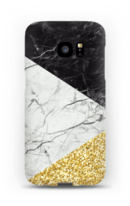 Black, White, Gold case, add your name to make it even more custom!