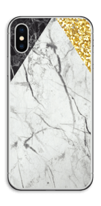 Mármore Dourado Skin IPhone X