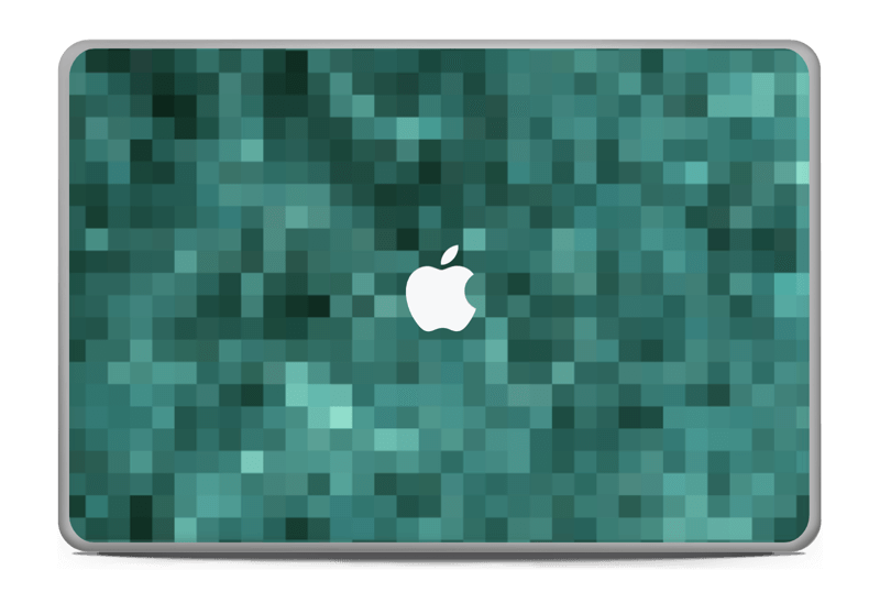 Grønn pixel Skin MacBook Pro 17” -2015