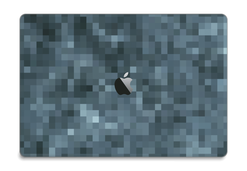 Gråblå pixel Skin MacBook Pro 15” 2016-