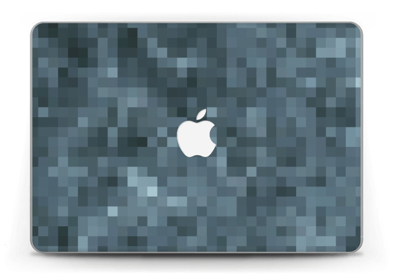 Gråblå pixel Skin MacBook Pro Retina 13” 2015