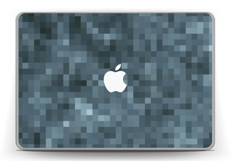 Sininen pikseli tarrakuori MacBook Pro 13” -2015