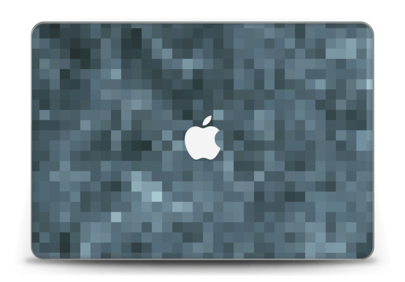 Sininen pikseli tarrakuori MacBook Pro Retina 15” 2015