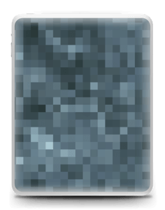 Pixels cinzentos Skin IPad 1