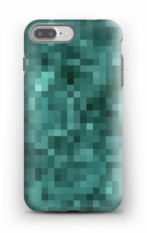 Pixels verdes Capa IPhone 7 Plus tough