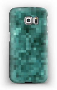 Vihreä pikseli kuoret Galaxy S6 Edge