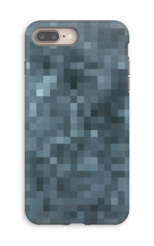Pixels Cinzentos Capa IPhone 8 Plus tough