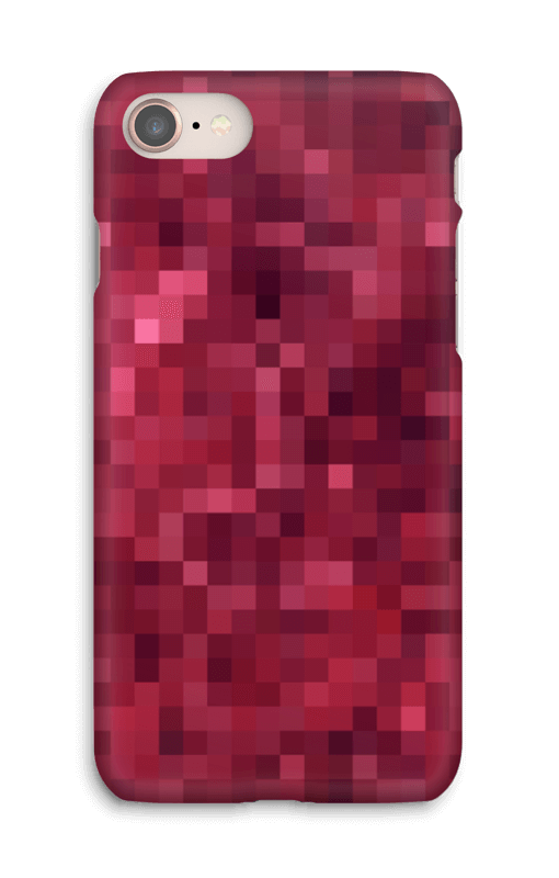 Pixels rosa Capa IPhone 8