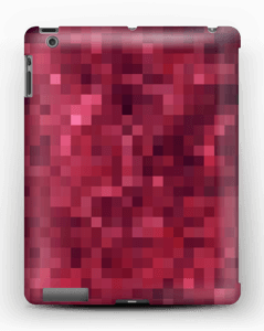 Punainen pikseli kuoret IPad 4/3/2