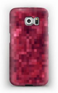 Punainen pikseli kuoret Galaxy S6 Edge