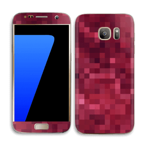 Red pixles Skin Galaxy S7