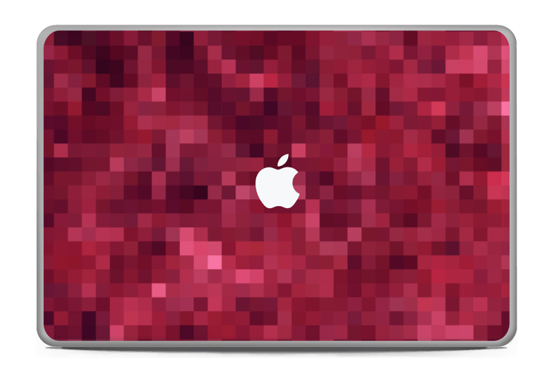 Red pixles Skin MacBook Pro 17” -2015