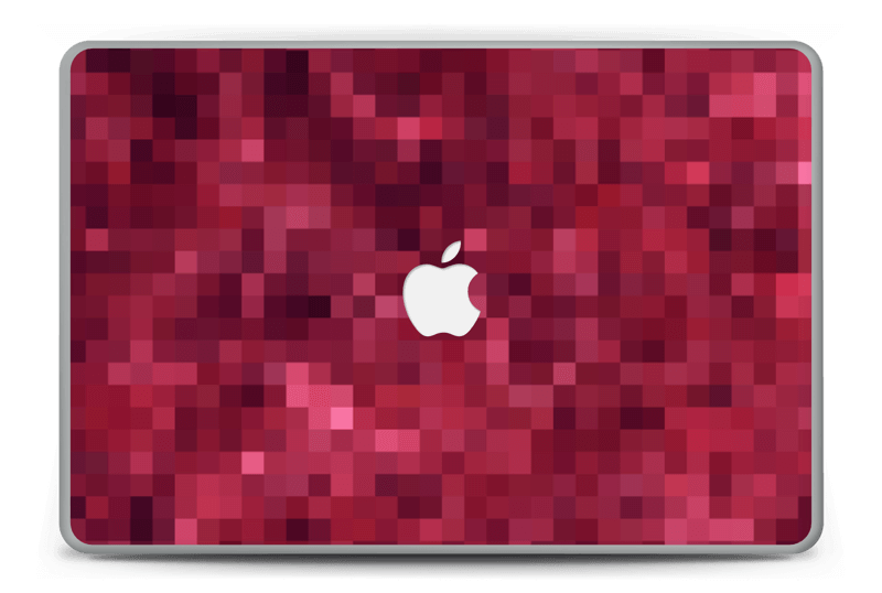 Red pixles Skin MacBook Pro 15” -2015